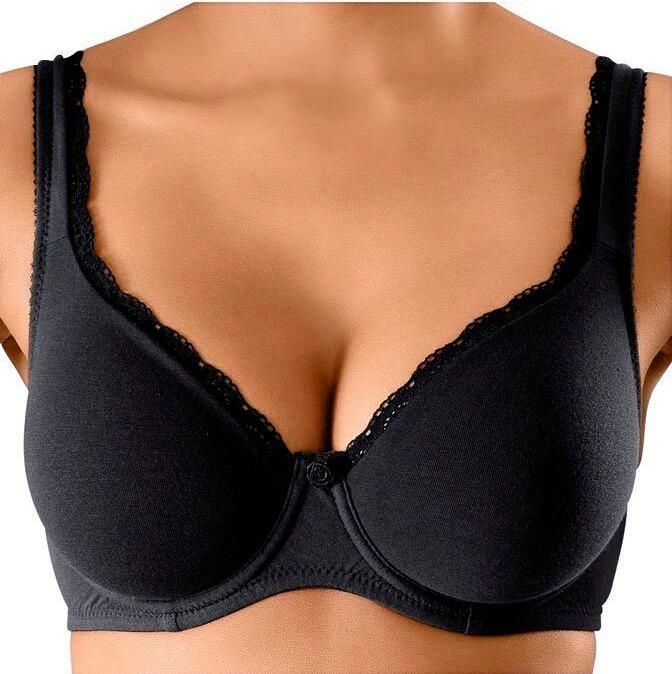 Petite fleur T-shirt-bh met ongevoerde naadloze cups gemaakt van katoen(Set van 2) - Foto 8