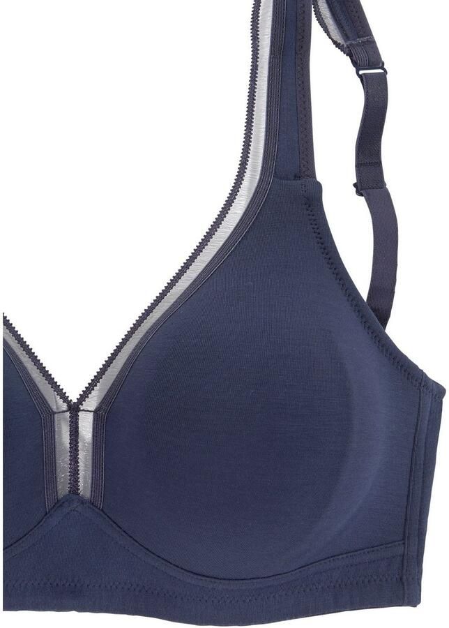 Petite fleur T-shirt-bh zonder beugels van katoen basic dessous (Set van 2) - Foto 5