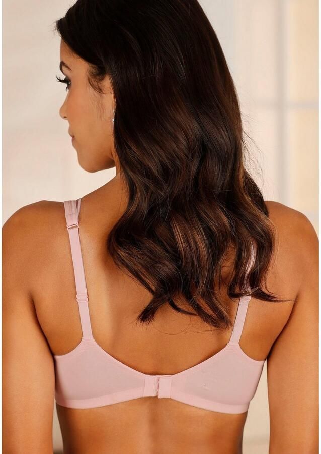 Petite fleur T-shirt-bh zonder beugels van katoen basic dessous (Set van 2) - Foto 3