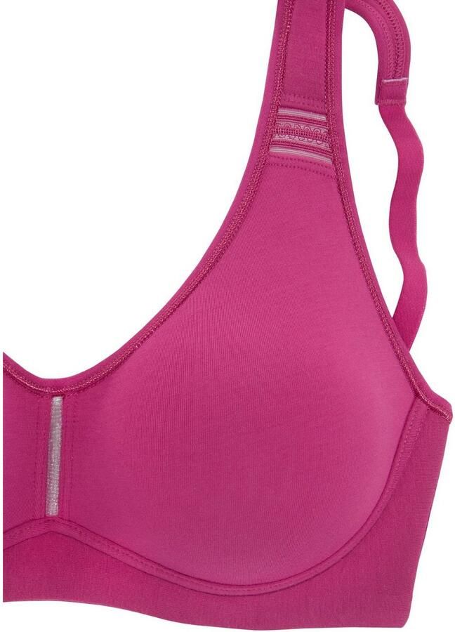 Petite fleur T-shirt-bh zonder beugels van katoen (Set van 2) - Foto 3