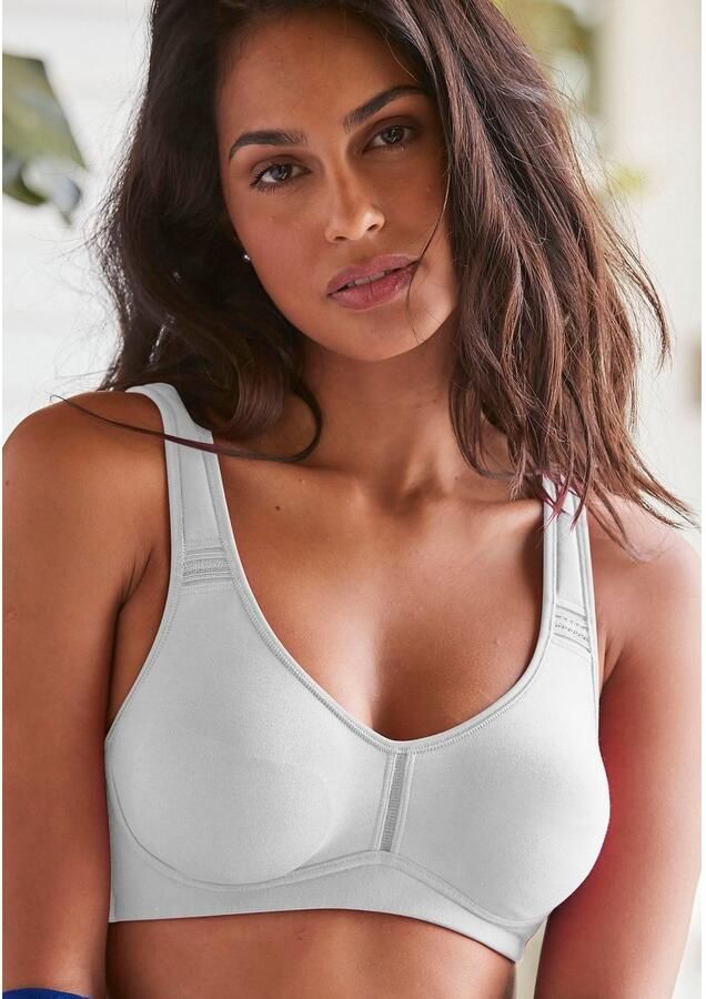 Petite fleur T-shirt-bh zonder beugels van katoen (Set van 2) - Foto 5