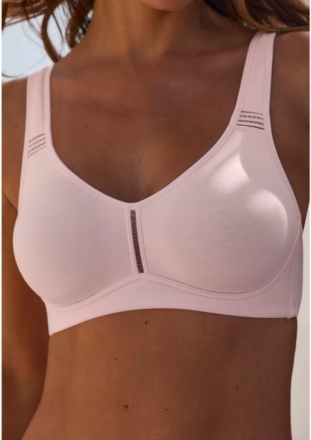 Petite fleur T-shirt-bh zonder beugels van katoen (Set van 2) - Foto 3