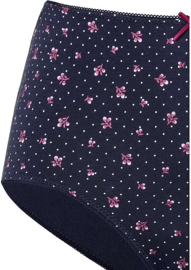 Petite fleur Tailleslip van elastisch katoen (Set van 6)