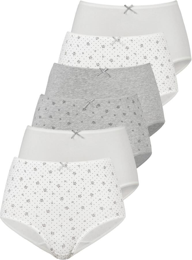 Petite fleur Tailleslip van elastisch katoen (Set van 6) - Foto 6