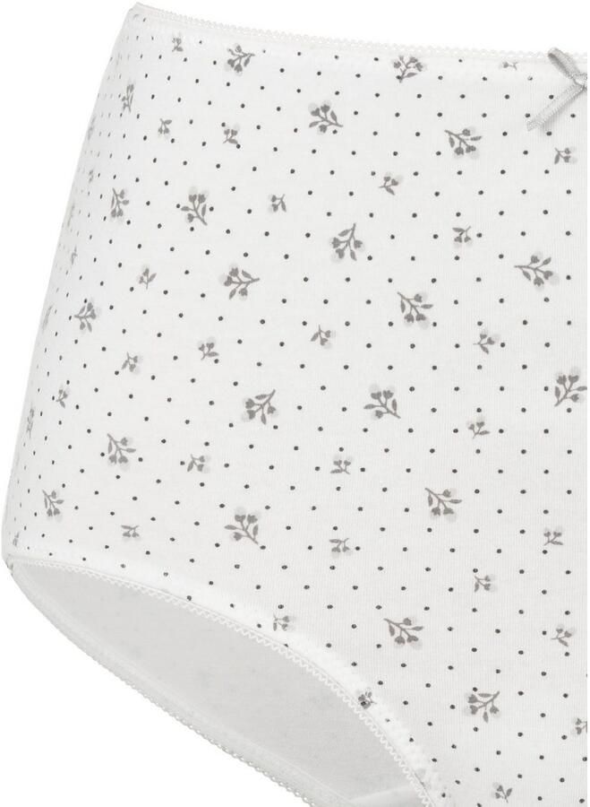 Petite fleur Tailleslip van elastisch katoen (Set van 6)