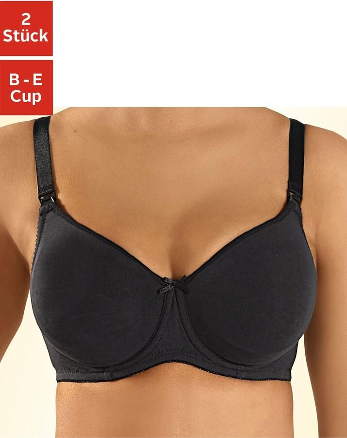 Petite fleur Voedings-bh met beugel van katoen (Set van 2) - Foto 5