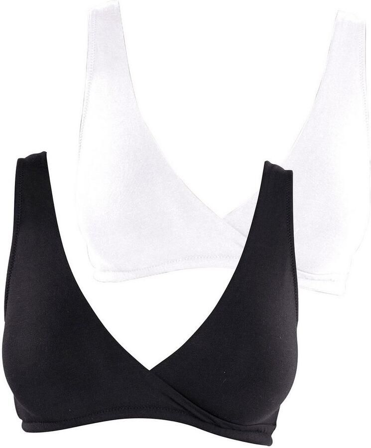 Petite fleur Voedings-bh zonder beugels in comfortabel wikkelmodel (Set van 2) - Foto 5