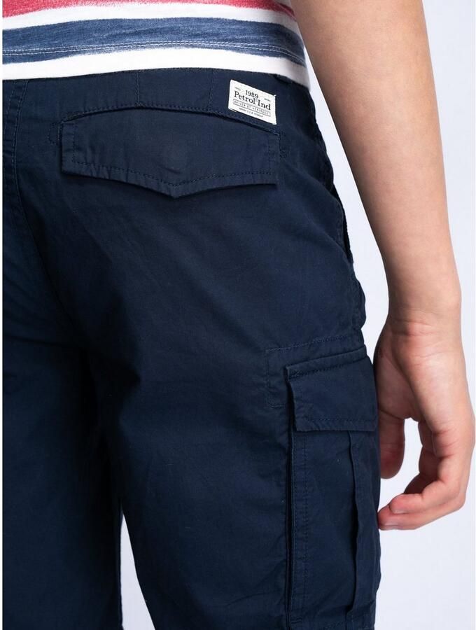 Petrol Industries Cargoshort met riem voor jongens (2-delig)