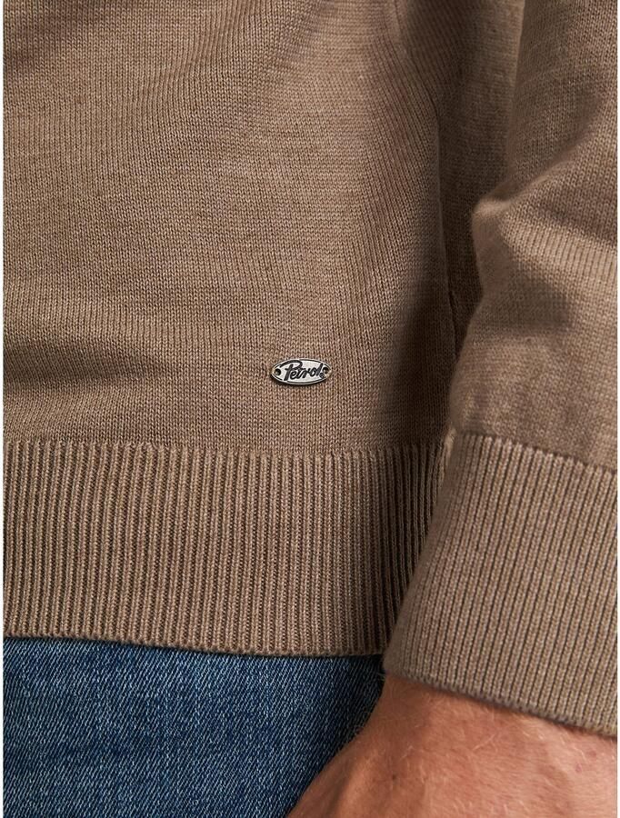 Petrol Industries Coltrui Men Knitwear Collar Basi Onderhoudsvriendelijke materiaalmix met katoenpercentage - Foto 4