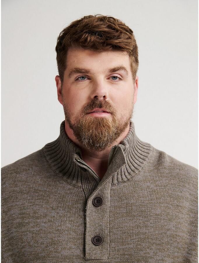 Petrol Industries Gebreide trui met ribboorden - Foto 3