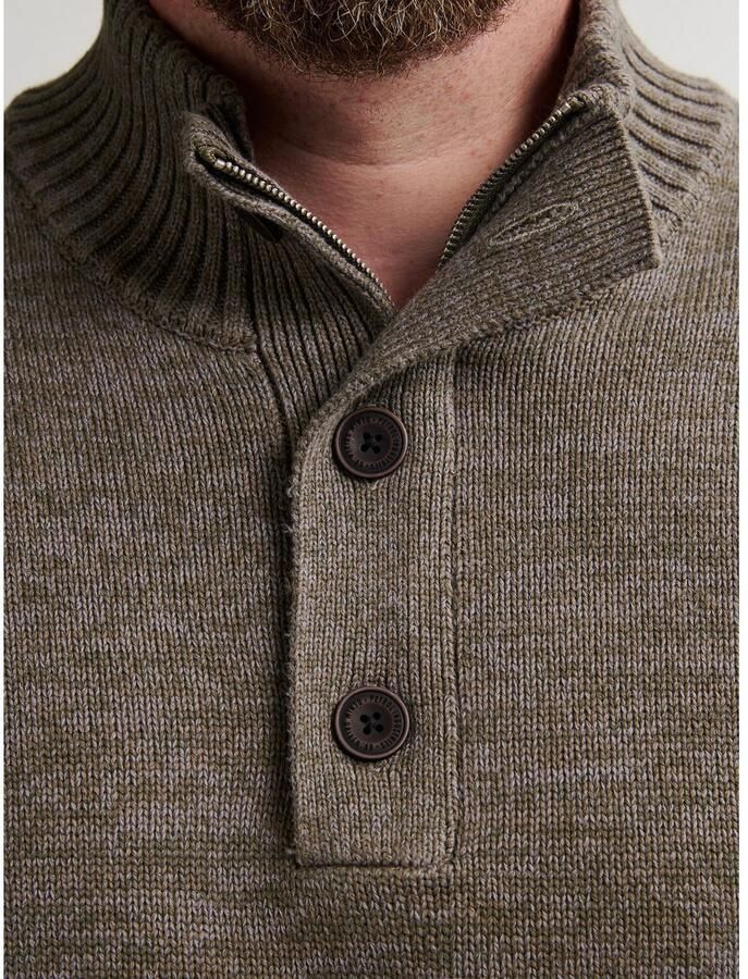 Petrol Industries Gebreide trui met ribboorden - Foto 2