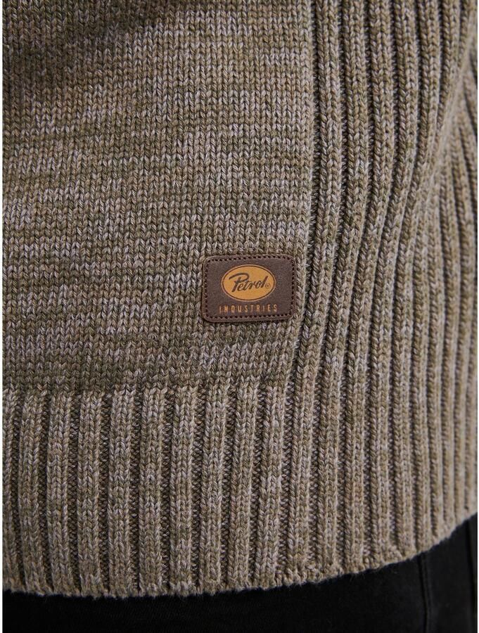 Petrol Industries Gebreide trui met ribboorden - Foto 5