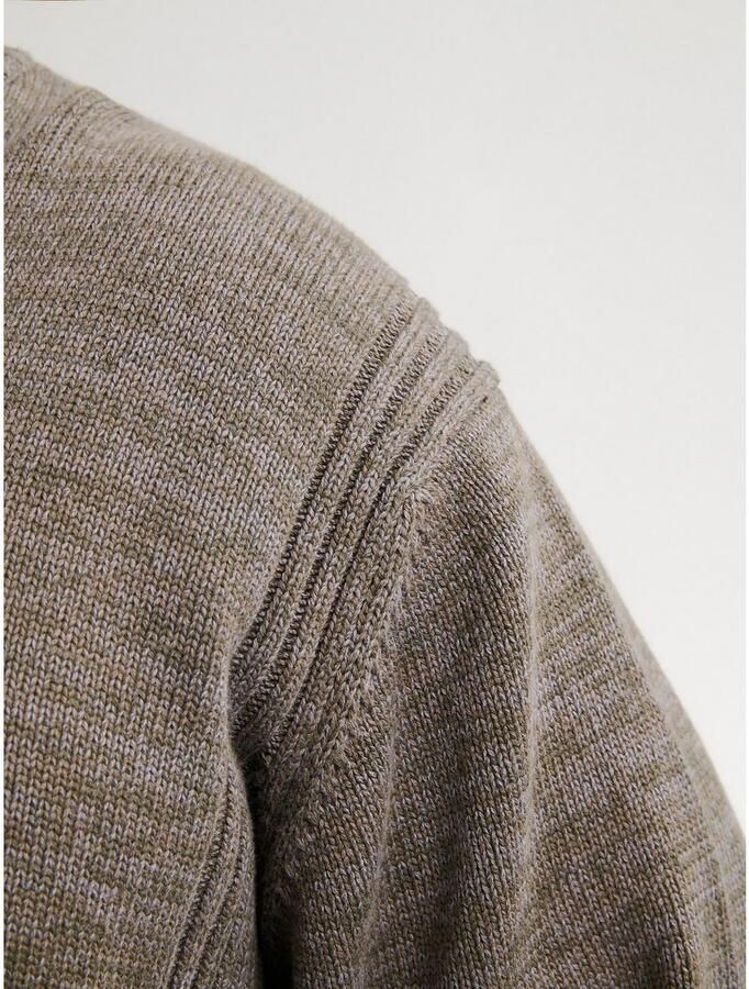 Petrol Industries Gebreide trui met ribboorden - Foto 4