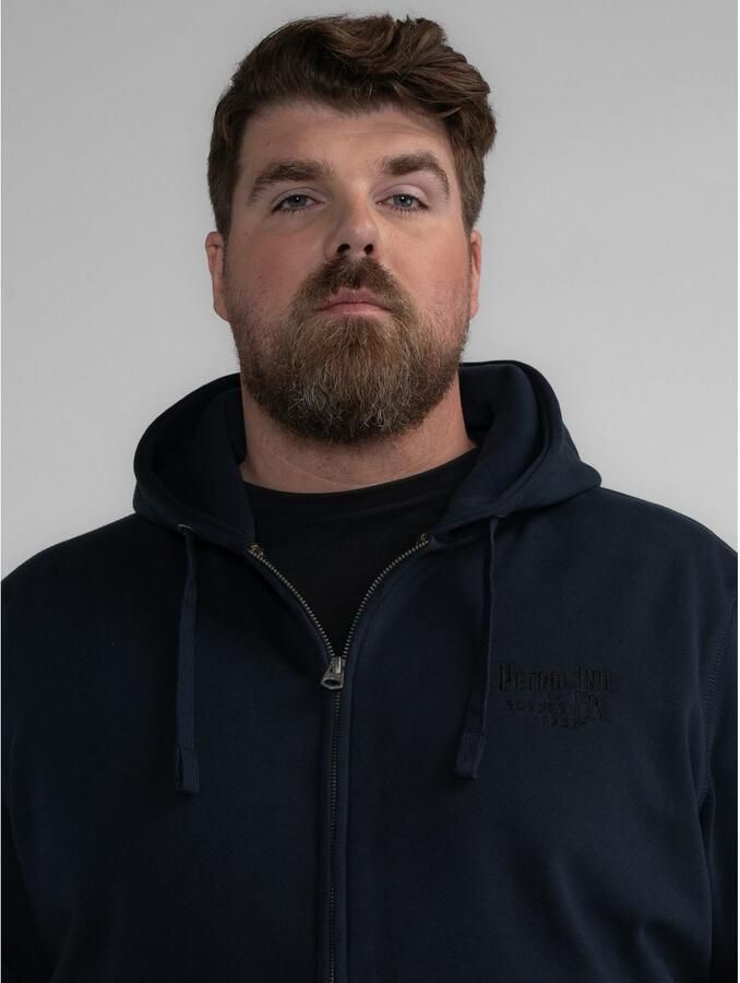 Petrol industries Plus Size sweatvest donkerblauw - Foto 3