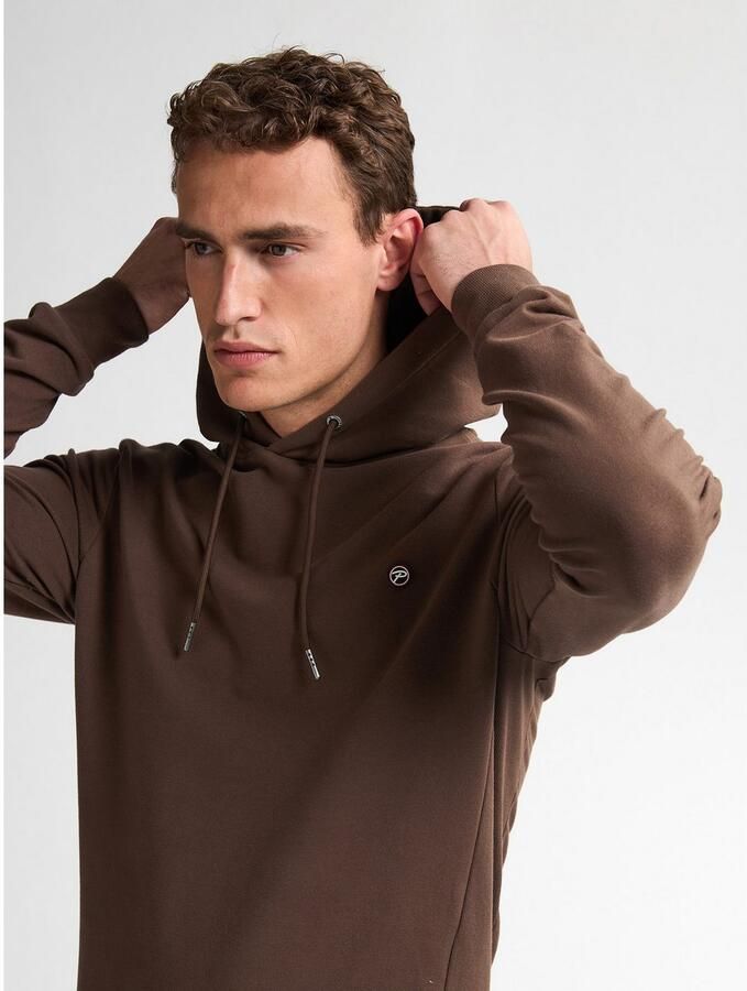 Petrol Industries Hoodie met geborduurd logo - Foto 4