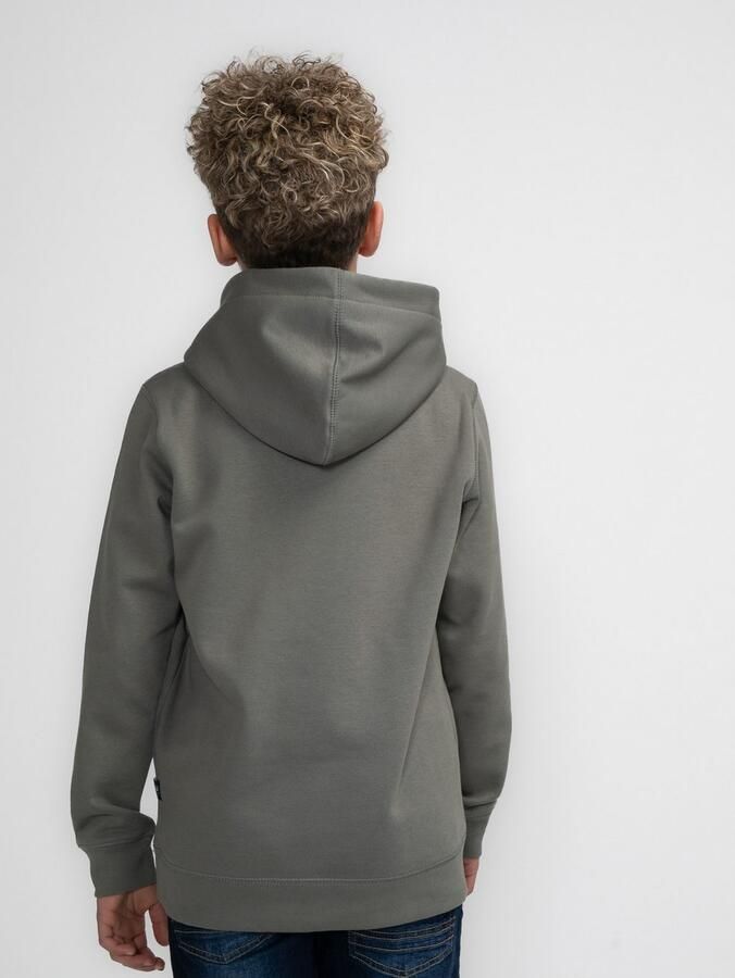 Petrol Industries hoodie groen Trui Jongens Sweat Capuchon Printopdruk 116 - Foto 4