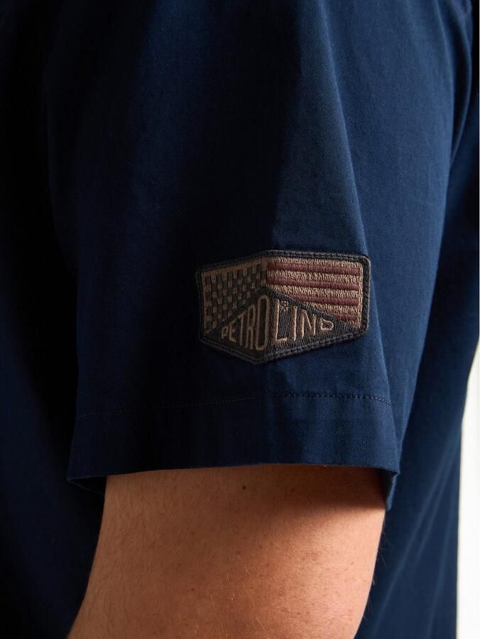 Petrol Industries Overhemd met korte mouwen met borduursels - Foto 8