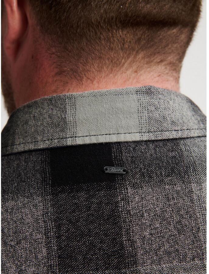 Petrol Industries Overhemd met lange mouwen met borstzakken - Foto 3