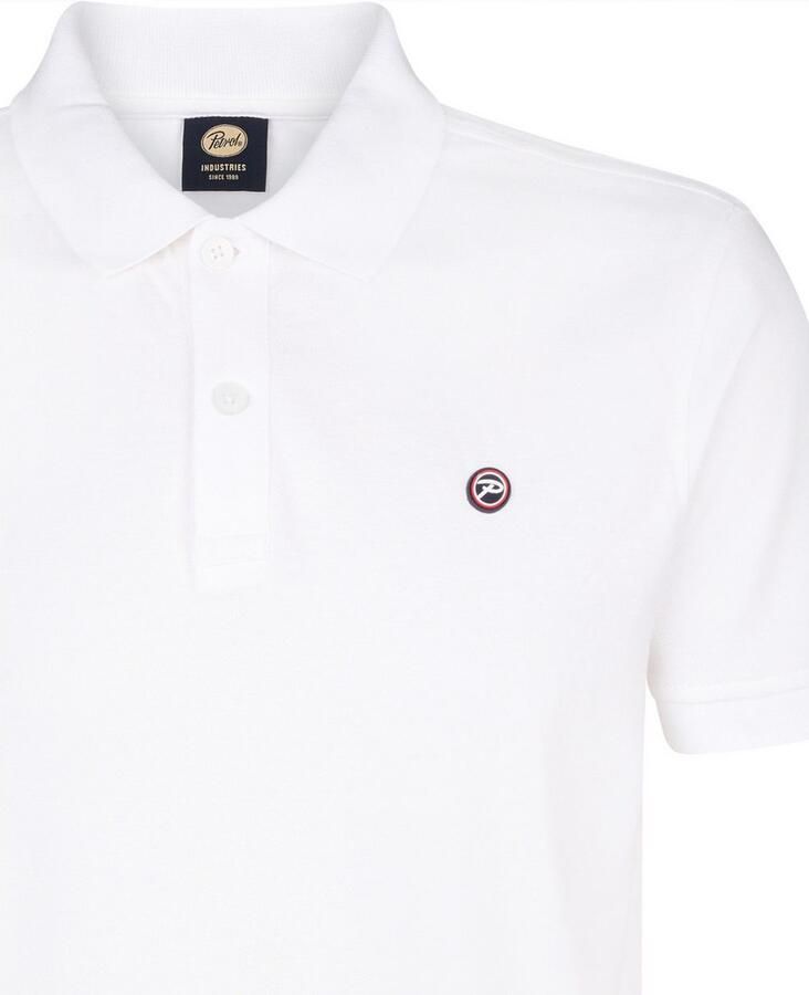Petrol Industries Poloshirt met geborduurd logo