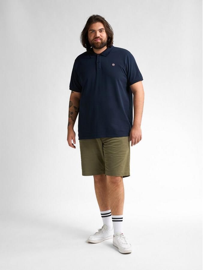 Petrol industries Plus Size regular polo donkerblauw - Foto 5