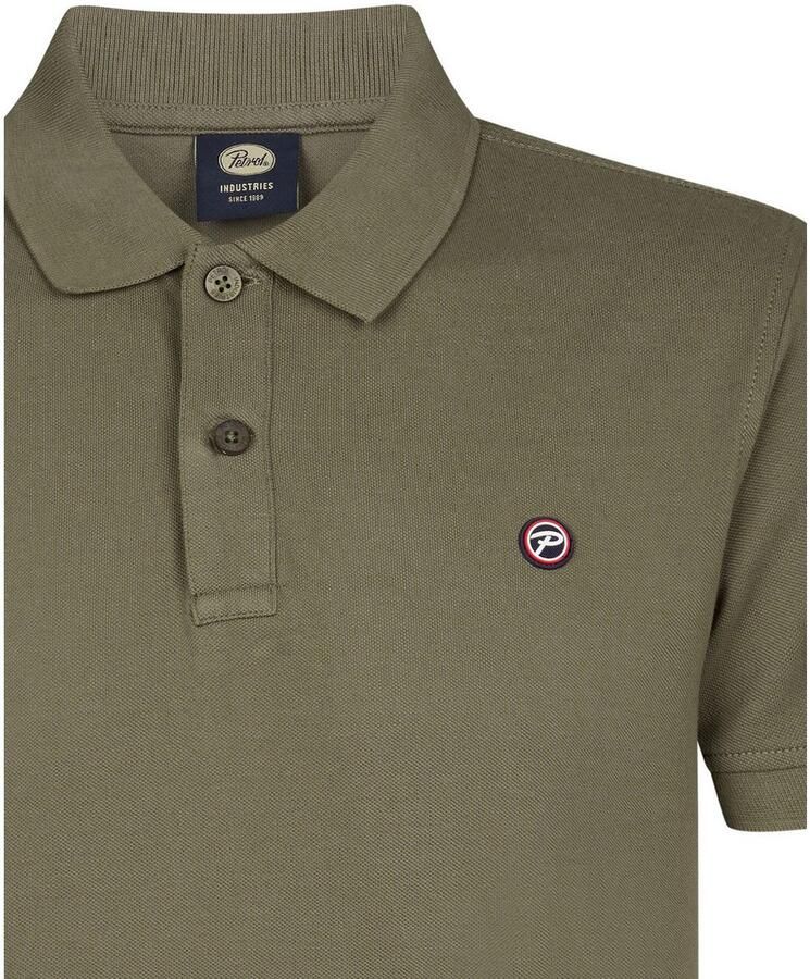 Petrol Industries Poloshirt met geborduurd logo