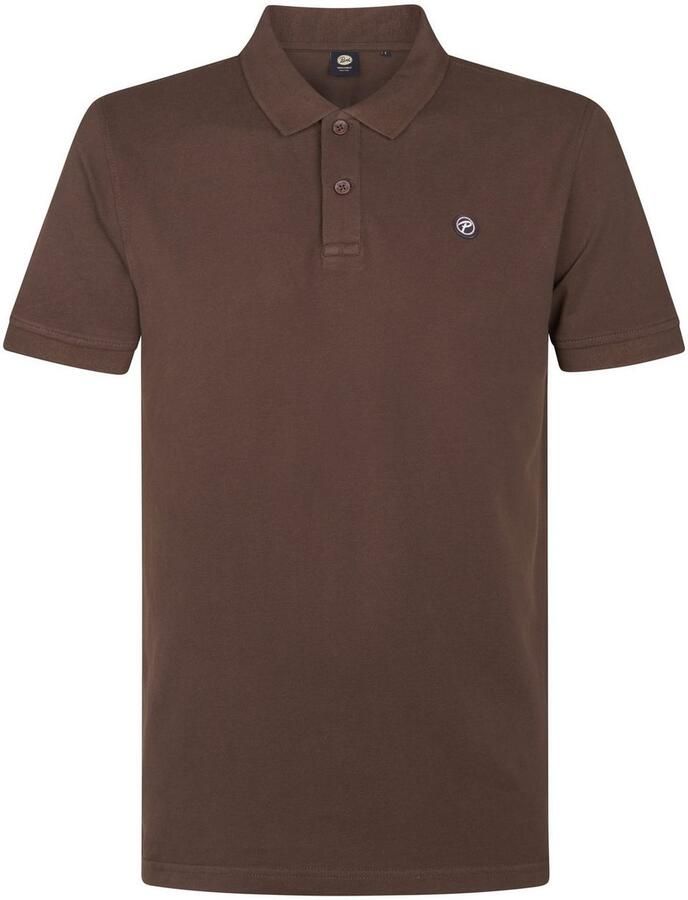 Petrol Industries Poloshirt met geborduurd logo