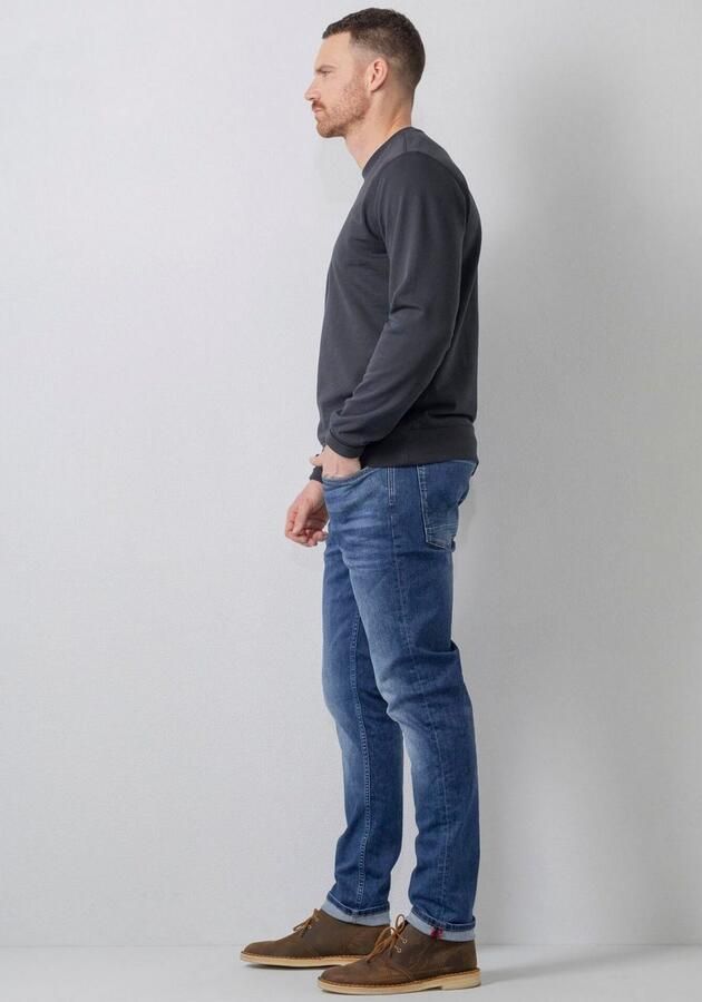 Petrol Industries regular tapered fit jeans RUSSEL met riem vintage blue - Foto 7