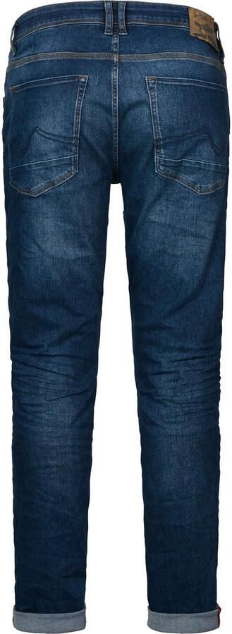 Petrol Industries regular tapered fit jeans RUSSEL met riem vintage blue - Foto 9