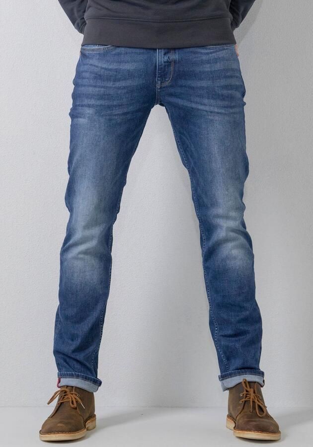Petrol Industries regular tapered fit jeans RUSSEL met riem vintage blue - Foto 10