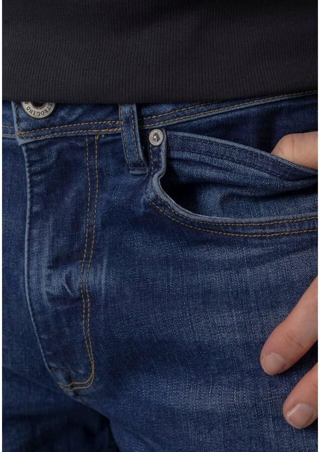 Petrol Industries regular tapered fit jeans RUSSEL met riem vintage blue - Foto 3