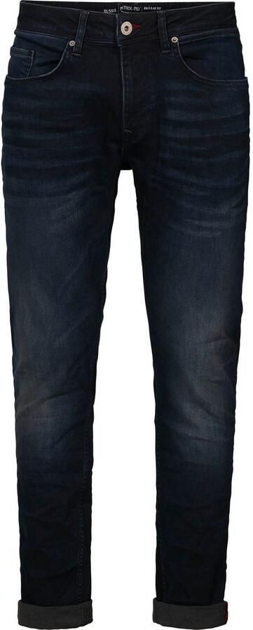 Petrol Industries regular tapered fit jeans RUSSEL met riem dark faded - Foto 9