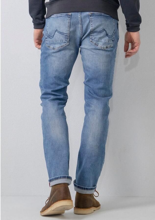 Petrol Industries regular tapered fit jeans RUSSEL met riem light used - Foto 5