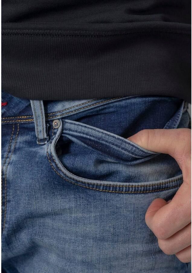 Petrol Industries regular tapered fit jeans RUSSEL met riem light used - Foto 4