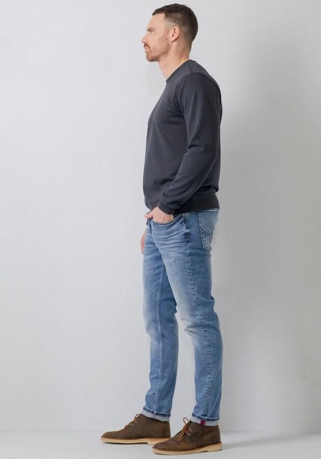 Petrol Industries regular tapered fit jeans RUSSEL met riem light used - Foto 6