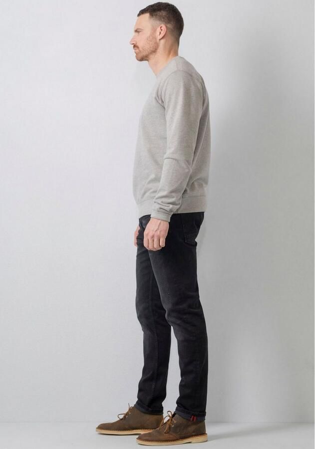 Petrol Industries regular tapered fit jeans RUSSEL met riem black stone - Foto 3