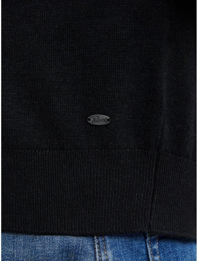 Petrol Industries Schipperstrui met ribboorden - Foto 2