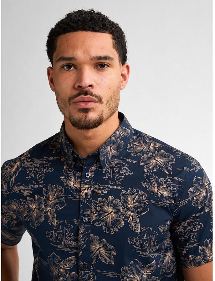 Petrol Industries Shirt met korte mouwen met print all-over - Foto 6