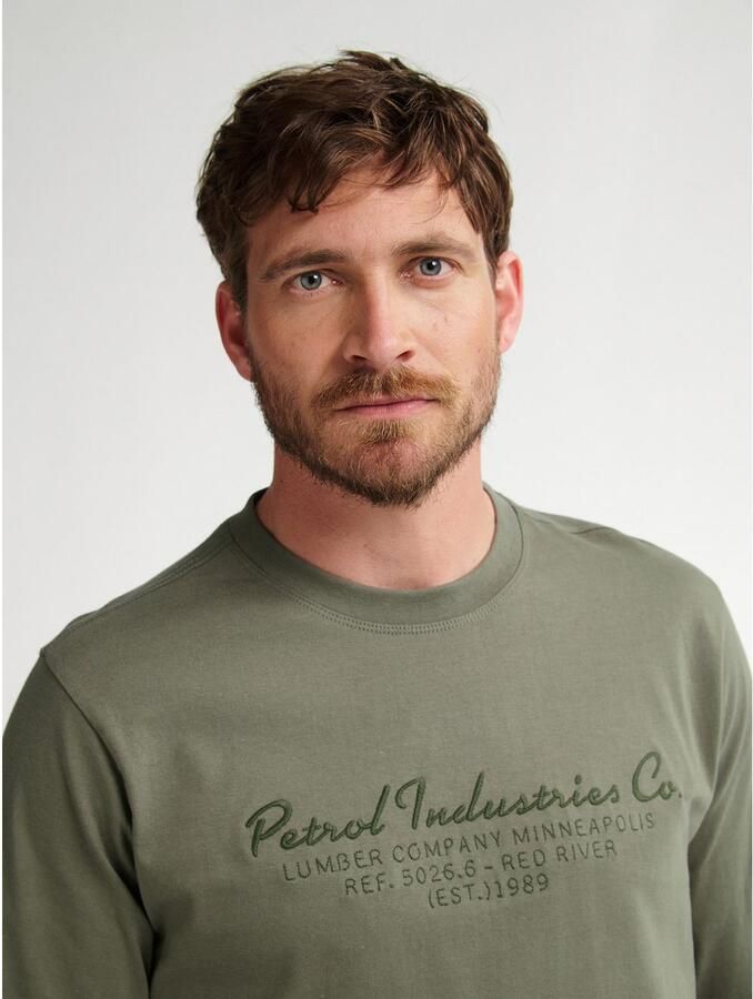 Petrol Industries Shirt met lange mouwen Katoen kwaliteit - Foto 5