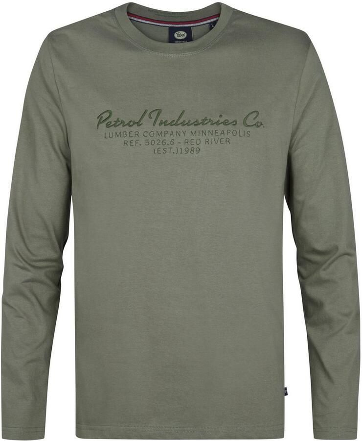 Petrol Industries Shirt met lange mouwen Katoen kwaliteit