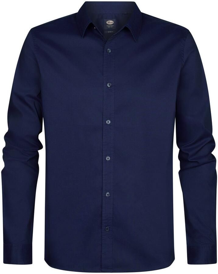 Petrol Industries Shirt met lange mouwen met button-downkraag