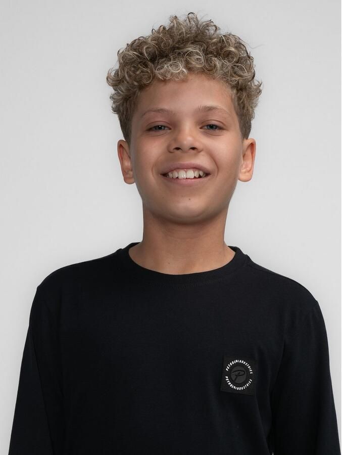 Petrol Industries Shirt met lange mouwen met reliëf op de borst - Foto 2