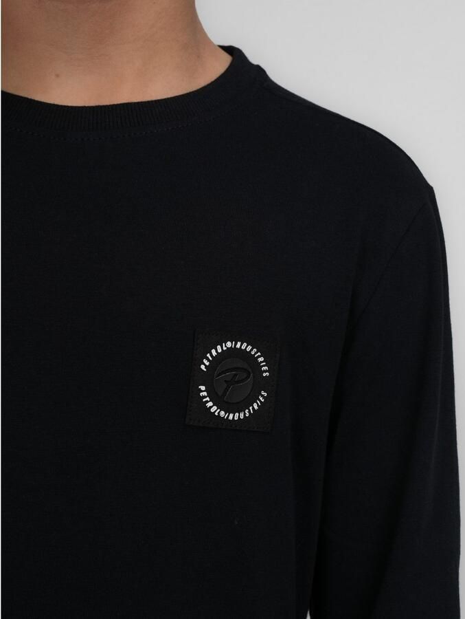 Petrol Industries Shirt met lange mouwen met reliëf op de borst - Foto 3