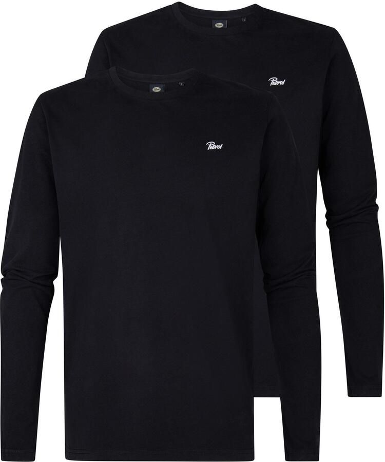 Petrol Industries Shirt met lange mouwen (set 2 stuks) - Foto 2
