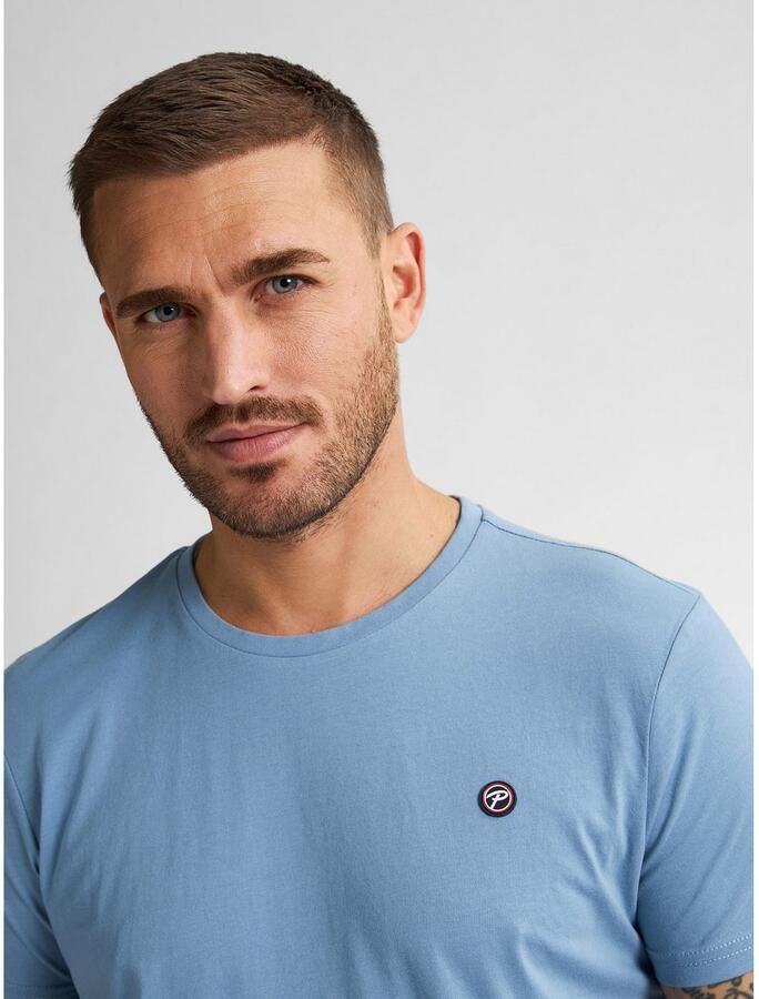 Petrol Industries Shirt met ronde hals met geborduurd logo - Foto 4