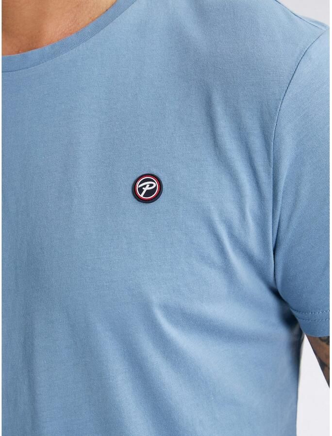 Petrol Industries Shirt met ronde hals met geborduurd logo - Foto 5