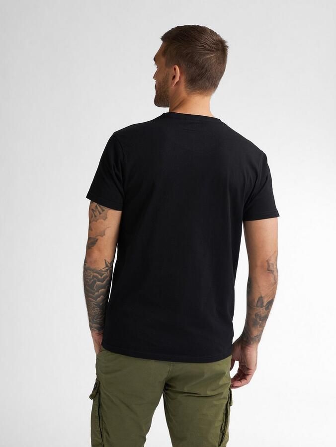 Petrol Industries Shirt met ronde hals met geborduurd logo - Foto 3