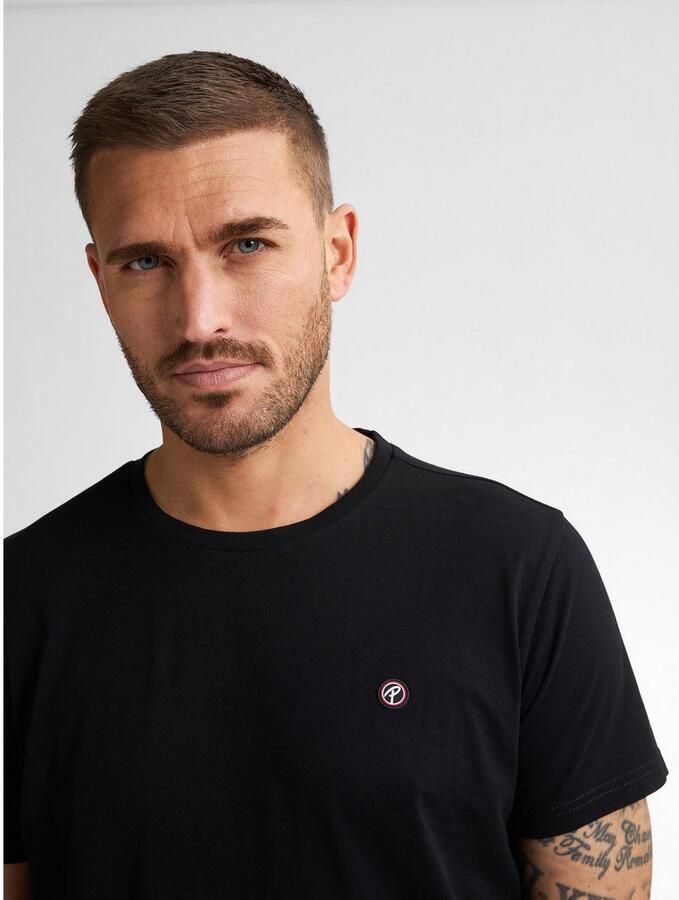 Petrol Industries Shirt met ronde hals met geborduurd logo - Foto 2