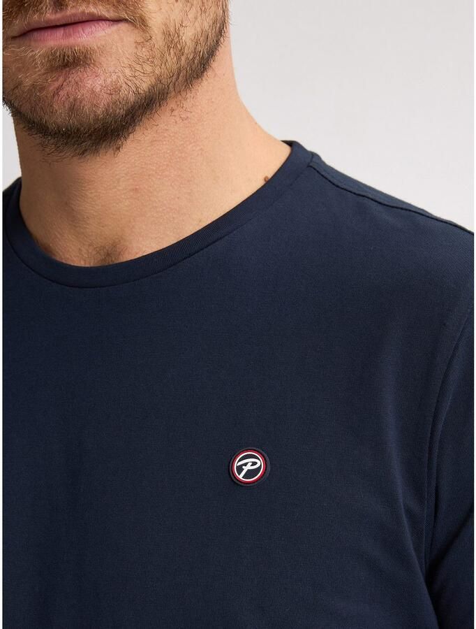 Petrol Industries Shirt met ronde hals met geborduurd logo - Foto 5