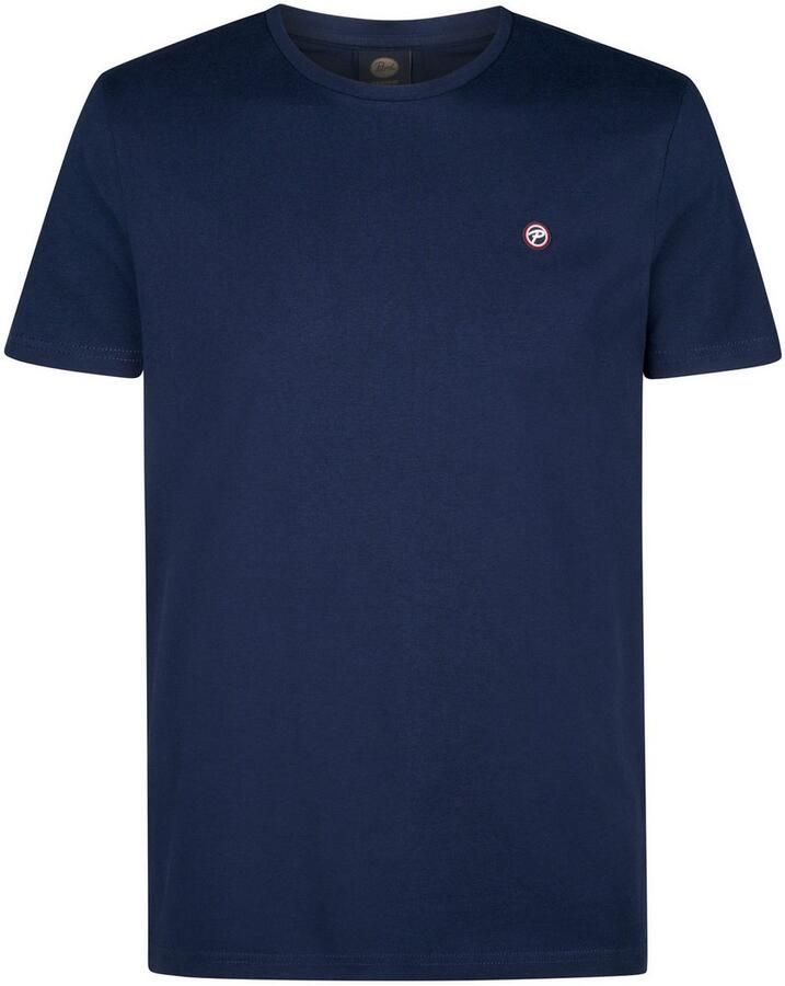 Petrol Industries Shirt met ronde hals met geborduurd logo - Foto 3