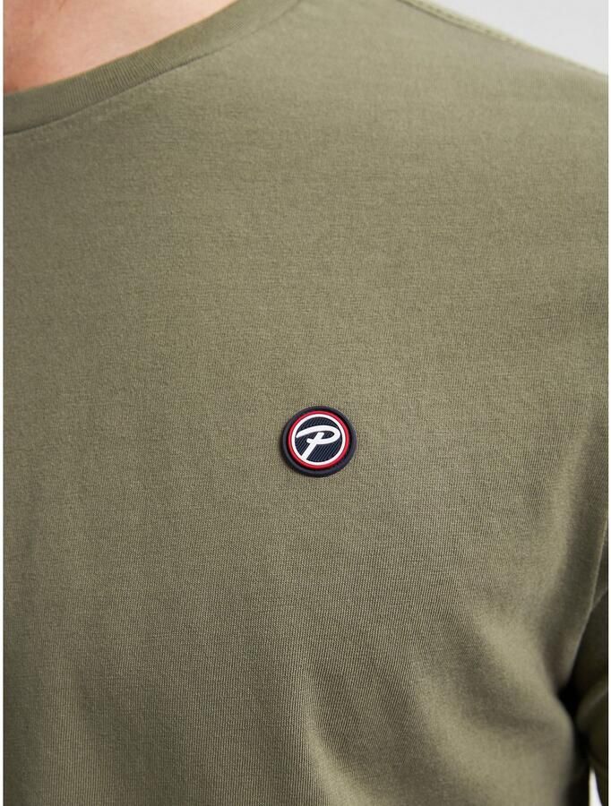 Petrol Industries Shirt met ronde hals met geborduurd logo - Foto 3